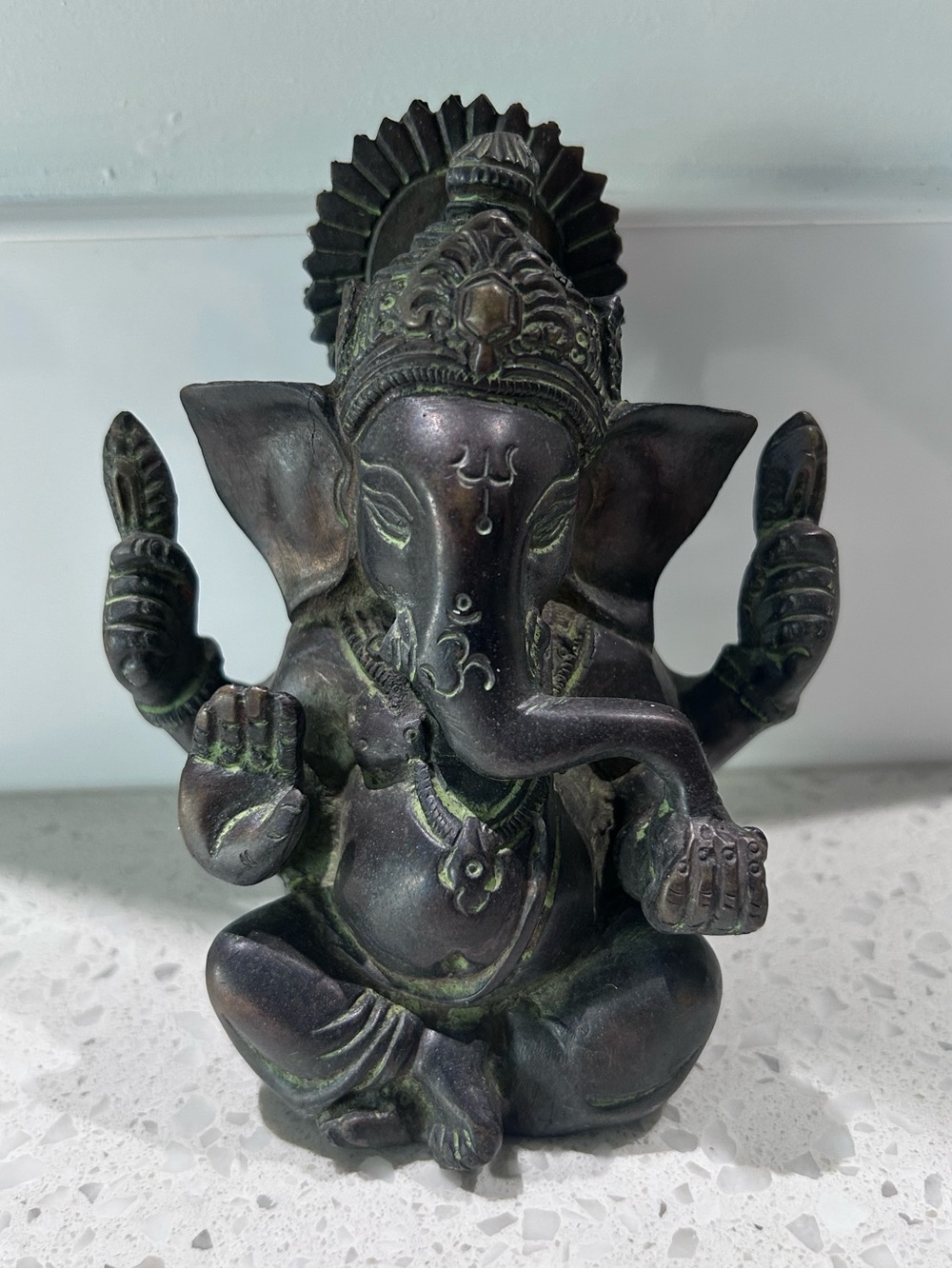 Bronze Ganesha statue